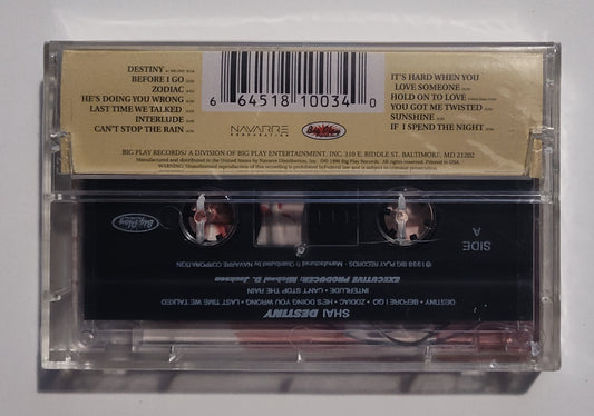 Shai - "Destiny" - CASSETTE TAPE NM/M (Sealed; cracked case)