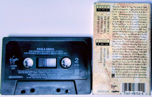 Paula Abdul - "The Promise Of A New Day" - CASSETTE TAPE (CASSINGLE) G/VG+