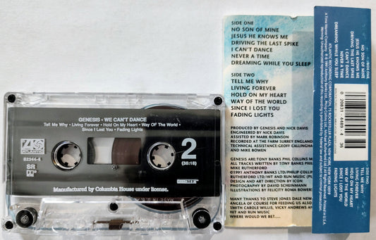 Genesis - “We Can’t Dance” - CASSETTE TAPE VG+/VG+