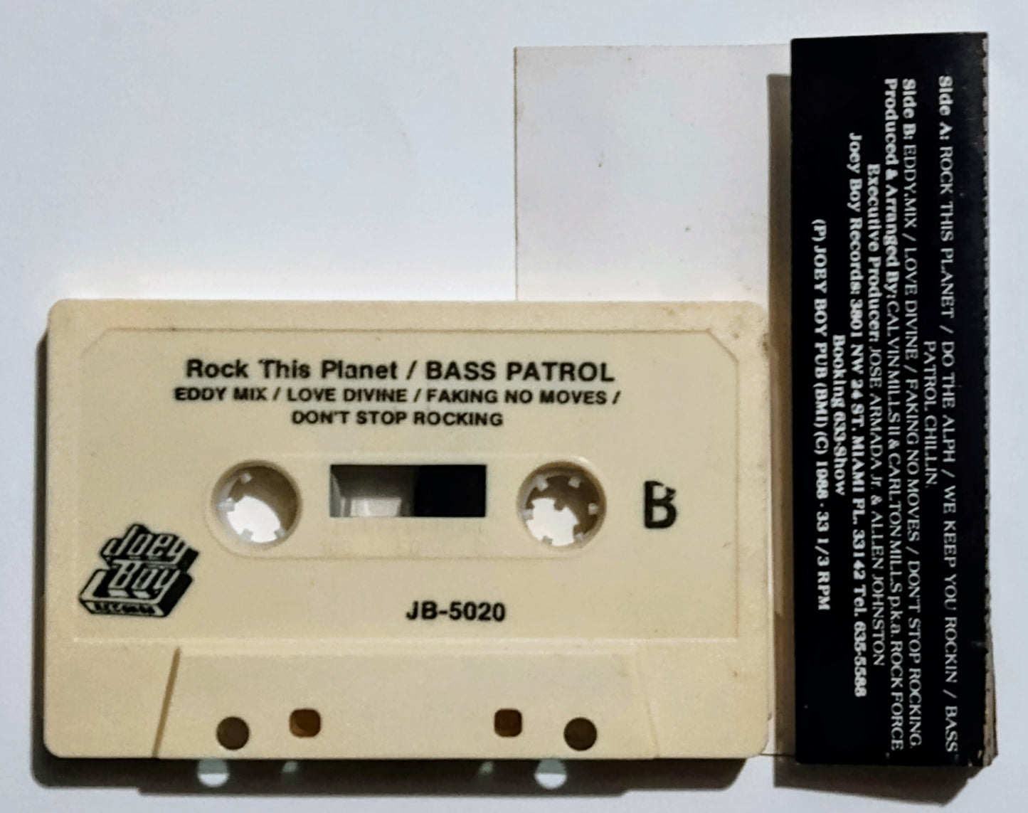 Bass Patrol - "Rock This Planet" - CASSETTE TAPE G+/VG
