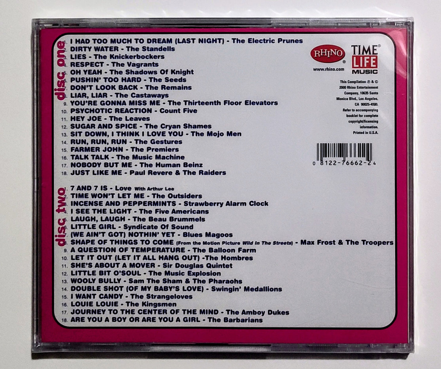 Various Artists - "Nuggets From Nuggets: Choice Artifacts From The First Psychedelic Era" - COMPACT DISC (2x) M/M (Sealed)