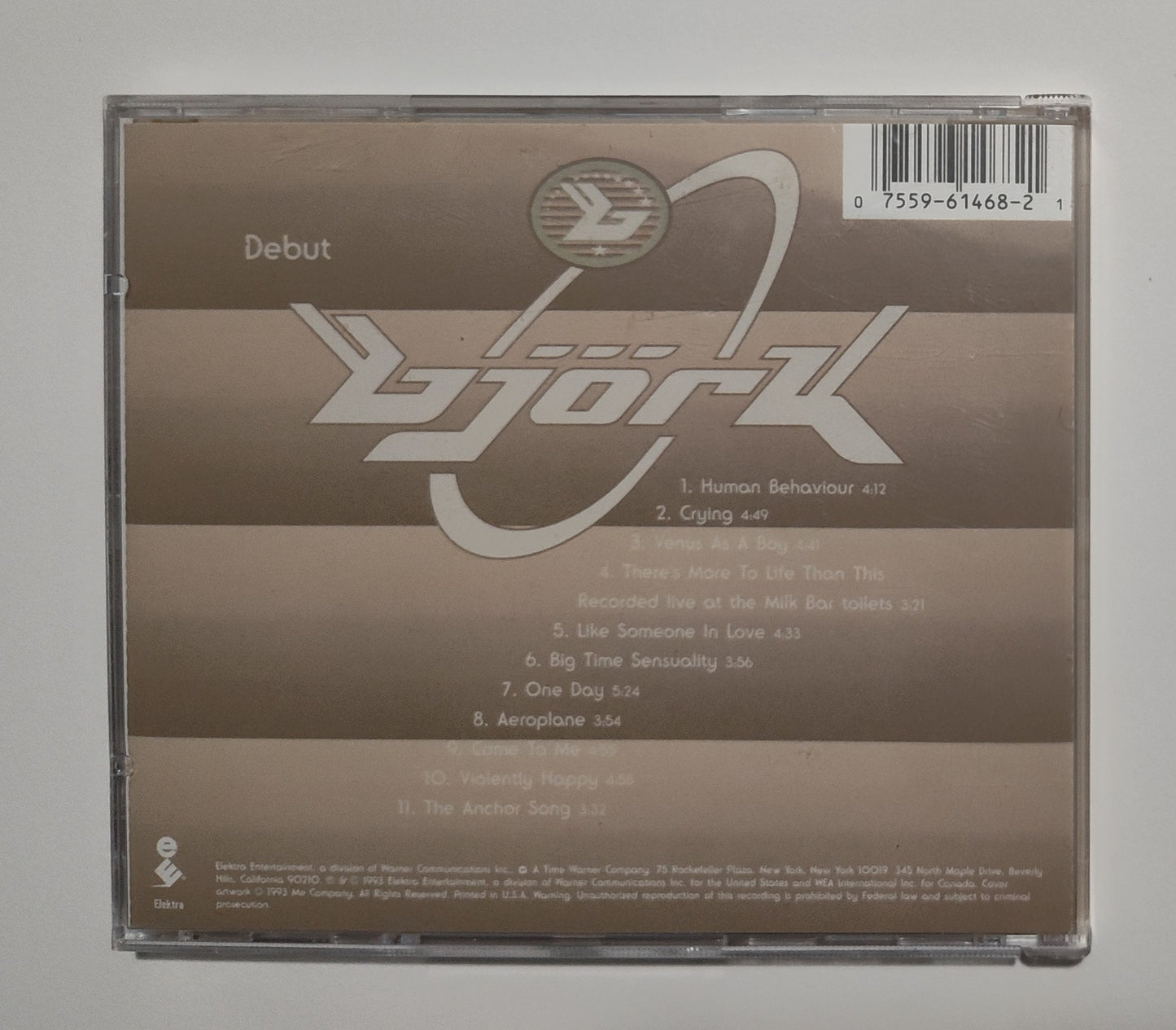 Björk - "Debut" - COMPACT DISC VG+/VG+