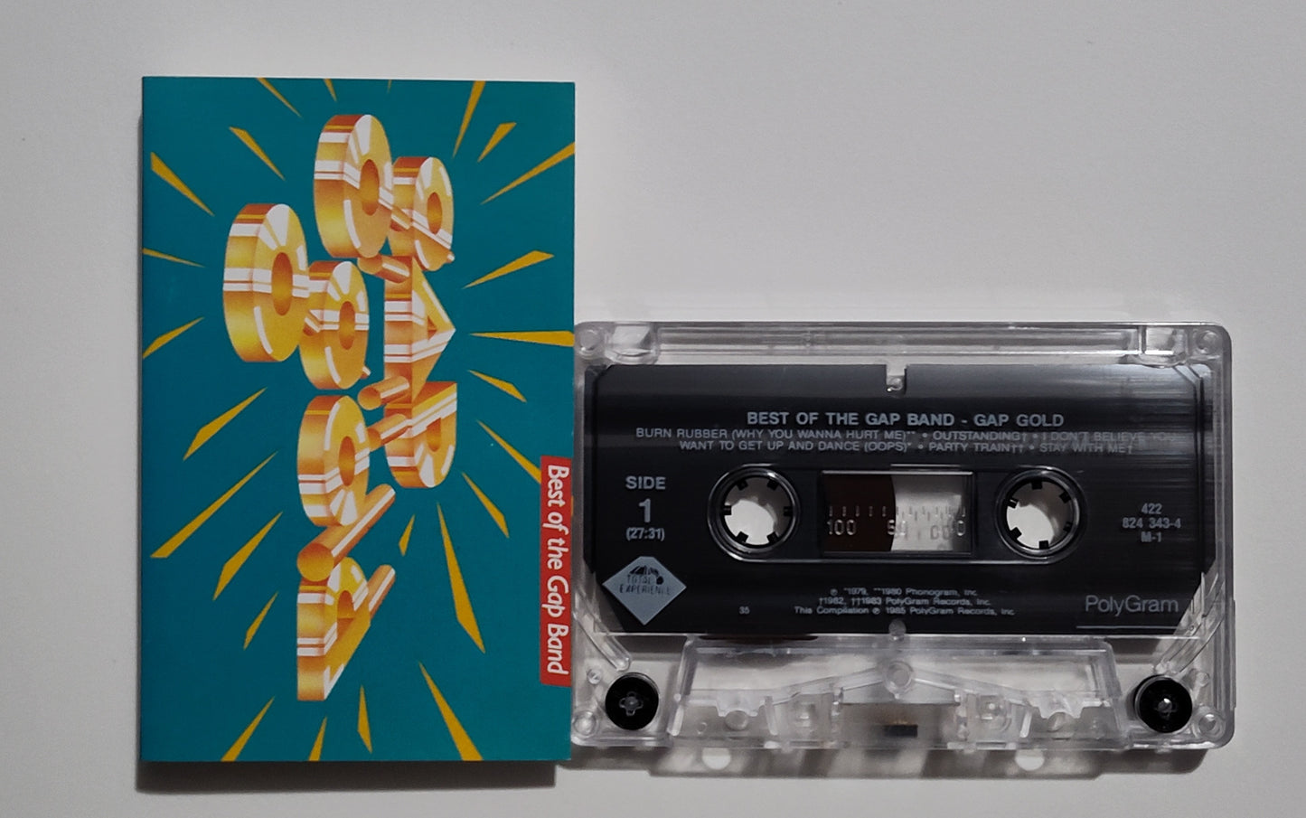 Gap Band, The - "Gap Gold: The Best Of The Gap Band" - CASSETTE TAPE VG+/VG+