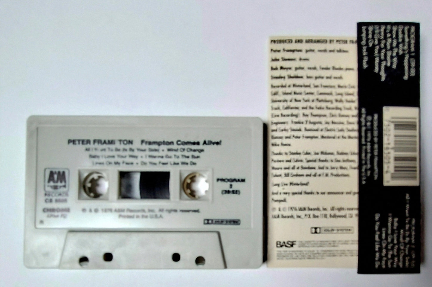 Peter Frampton - "Frampton Comes Alive" - CASSETTE TAPE (DOLBY) VG+/VG+