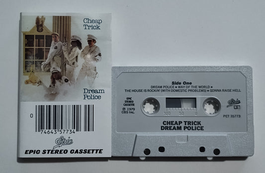 Cheap Trick - "Dream Police" - CASSETTE TAPE VG/VG