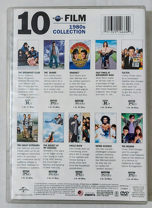 Universal 10-Film 1980s Collection DVD
