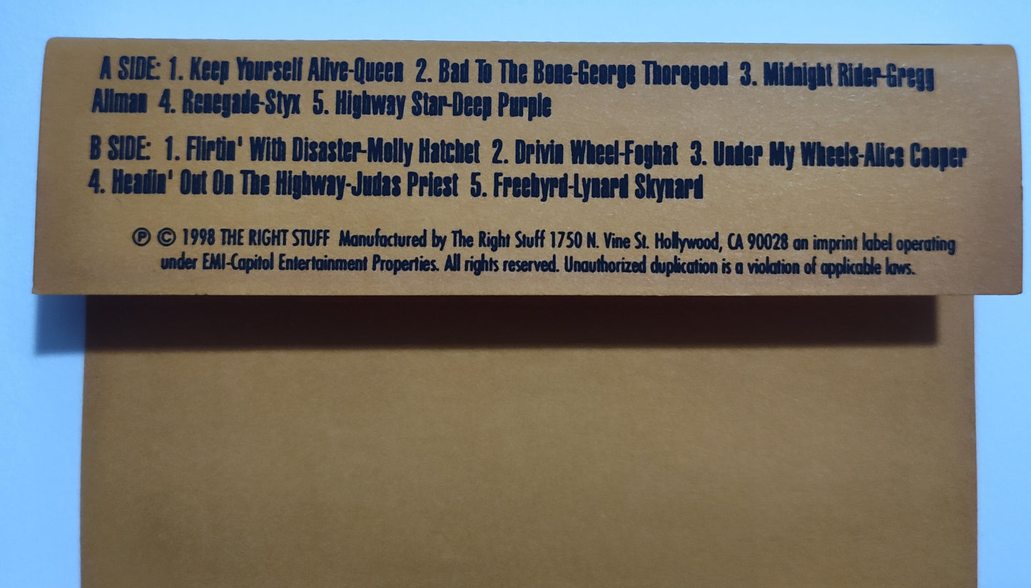 Various Artists - "Harley Davidson Road Songs Volume 2 Compilation (Promo)" - CASSETTE TAPE NM/NM