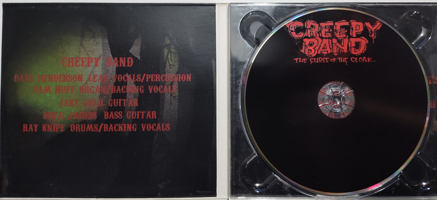 Creepy Band - "The Curse Of The Cloak" - INDIE COMPACT DISC VG/NM (Perfect for Spooky Season!)