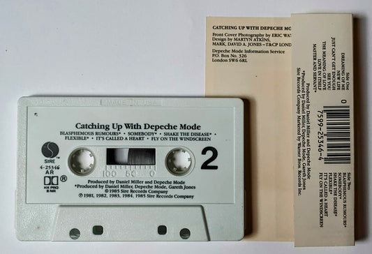 Depeche Mode - "Catching Up With Depeche Mode" - CASSETTE TAPE (AR; DOLBY HX PRO B NR; Version not on discogs) VG+/VG+