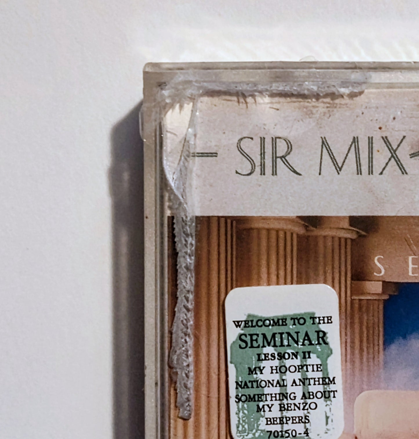 Sir Mix-A-Lot - "Seminar" - CASSETTE TAPE VG+/M (Sealed; cracked case)