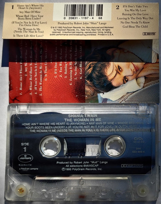 Shania Twain - "The Woman In Me" CASSETTE TAPE VG+/VG