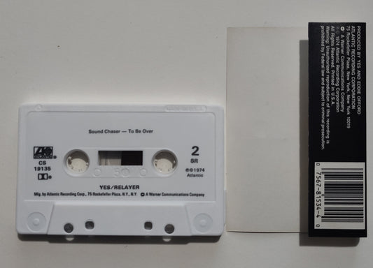 Yes - "Relayer" - CASSETTE TAPE (SR; DOLBY) VG+/VG+