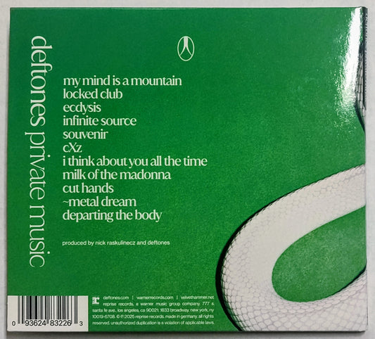 Deftones - “Private Music” - COMPACT DISC NM/NM
