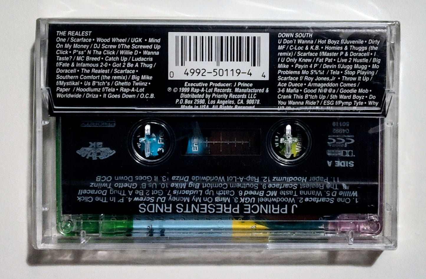 Various Artists - "J Prince Presents Realest N!@@az Down South" - CASSETTE TAPE M/M (Sealed)