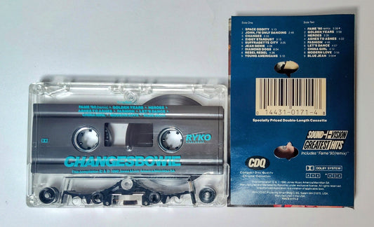 David Bowie - "ChangesBowie" - CASSETTE TAPE (Chrome; DOLBY) VG/VG