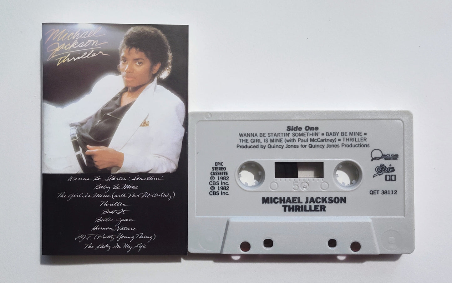 Michael Jackson - "Thriller" - CASSETTE TAPE (DOLBY) VG+/VG+