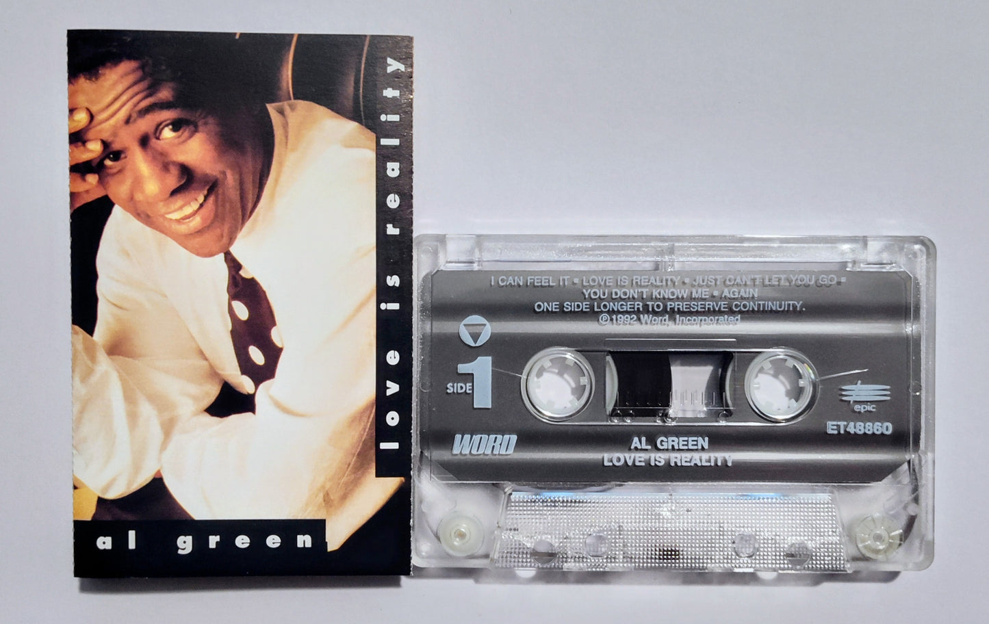 Al Green - "Love Is Reality" - CASSETTE TAPE VG+/VG+