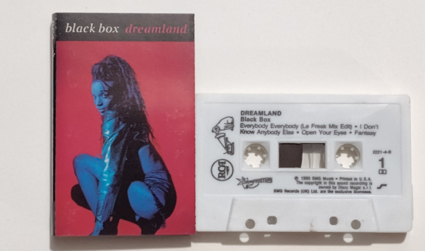 Black Box - "Dreamland" - CASSETTE TAPE (DOLBY) VG+/VG