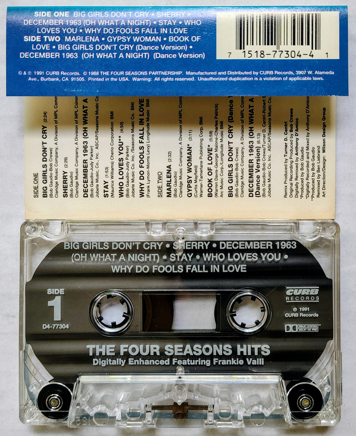 The Four Seasons Featuring Frankie Valli - The Four Seasons Hits