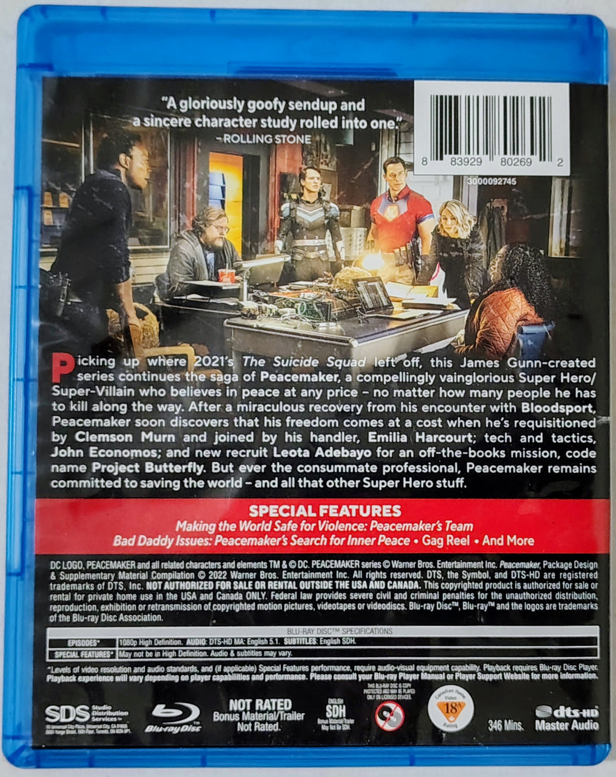 Peacemaker (Season 1) BLU-RAY