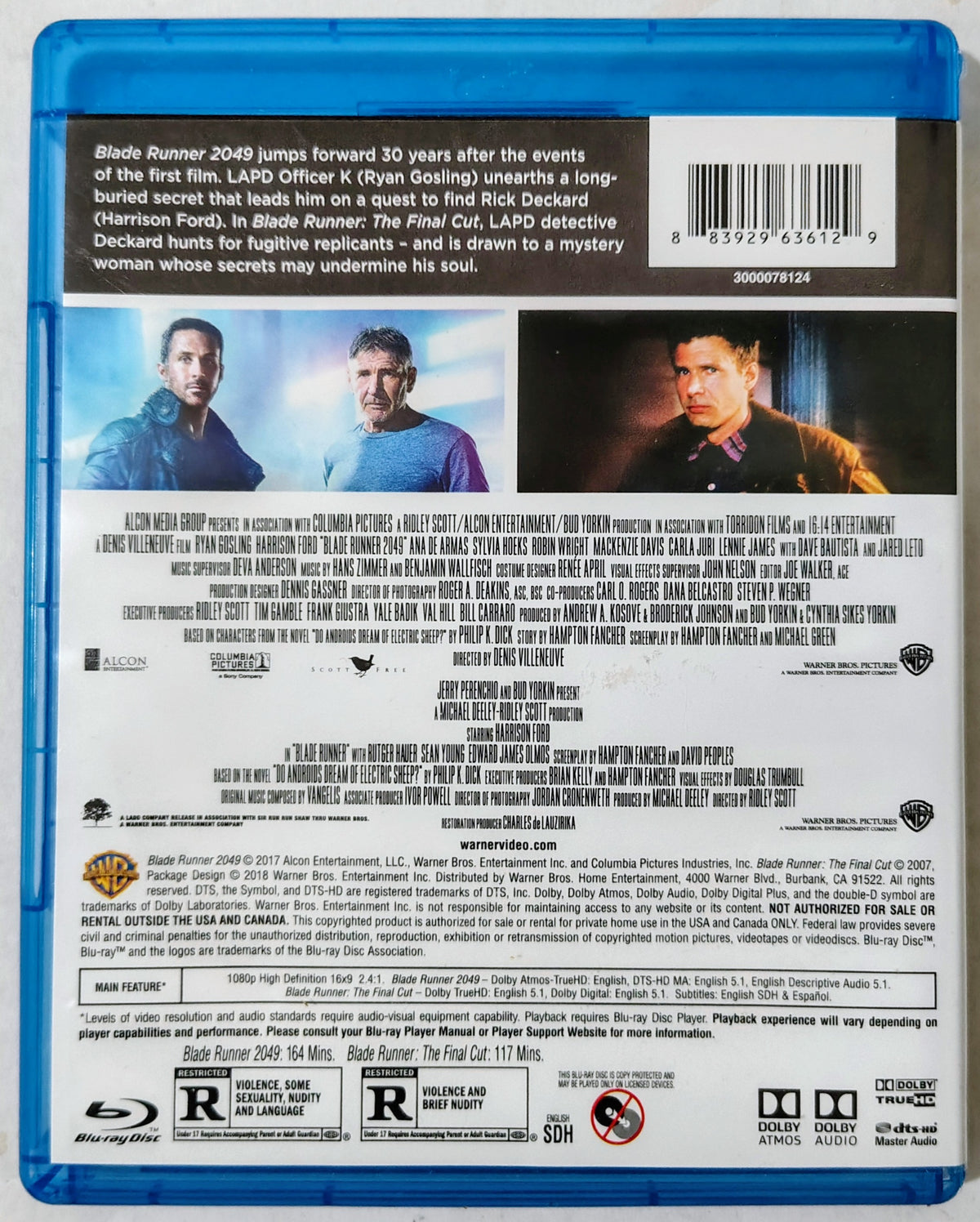 Blade Runner Collection BLU-RAY