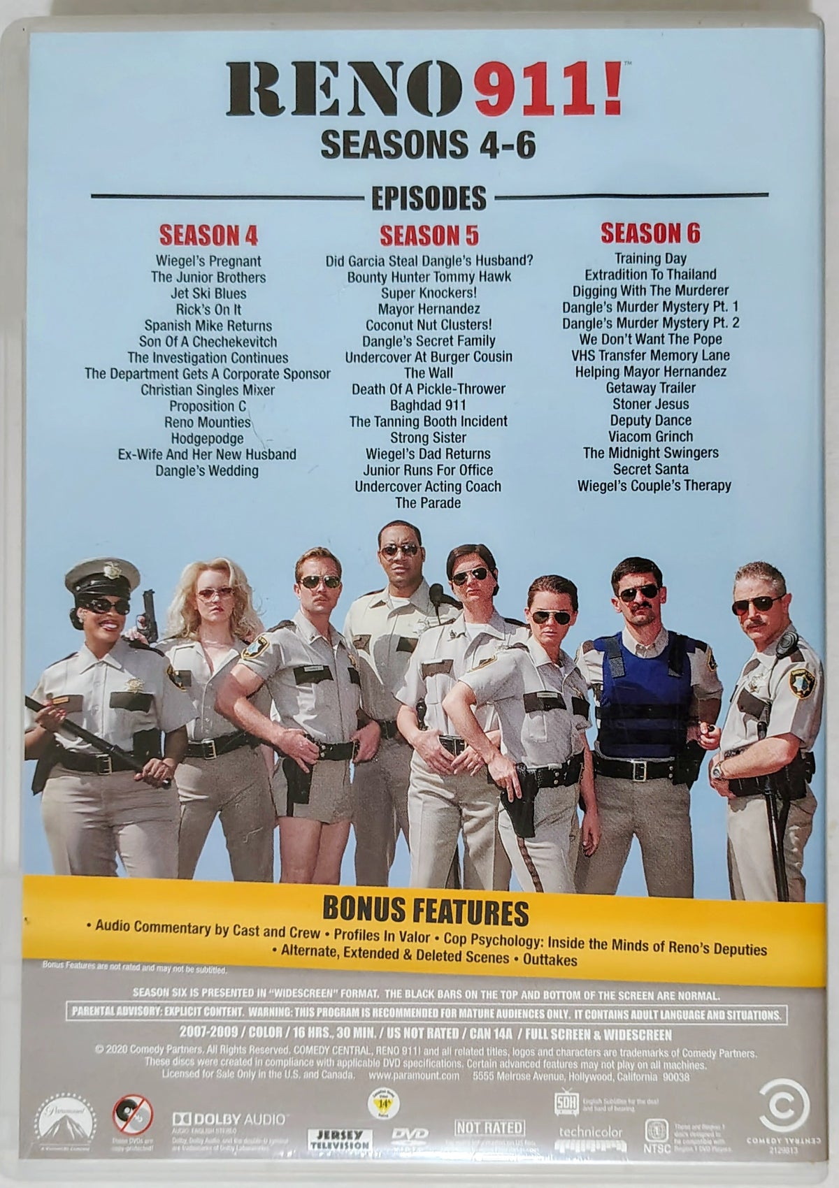 Reno 911 Complete Series DVD