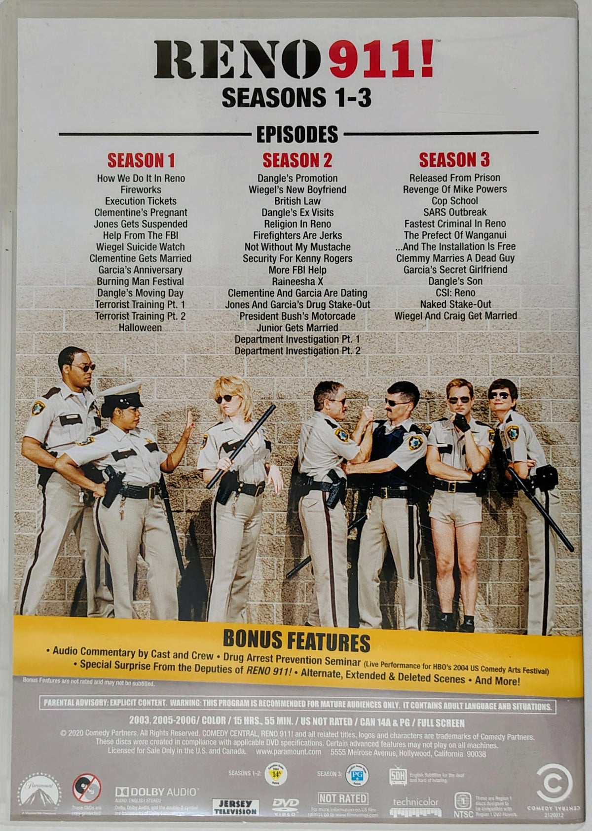 Reno 911 Complete Series DVD
