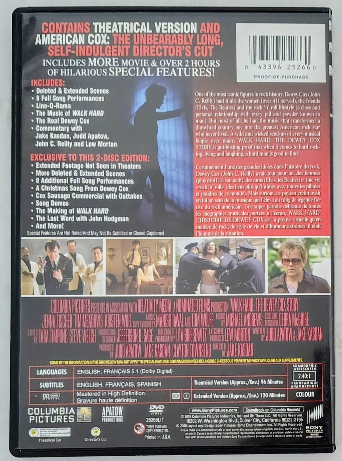 Walk Hard: The Dewey Cox Story (Unrated Widescreen) DVD