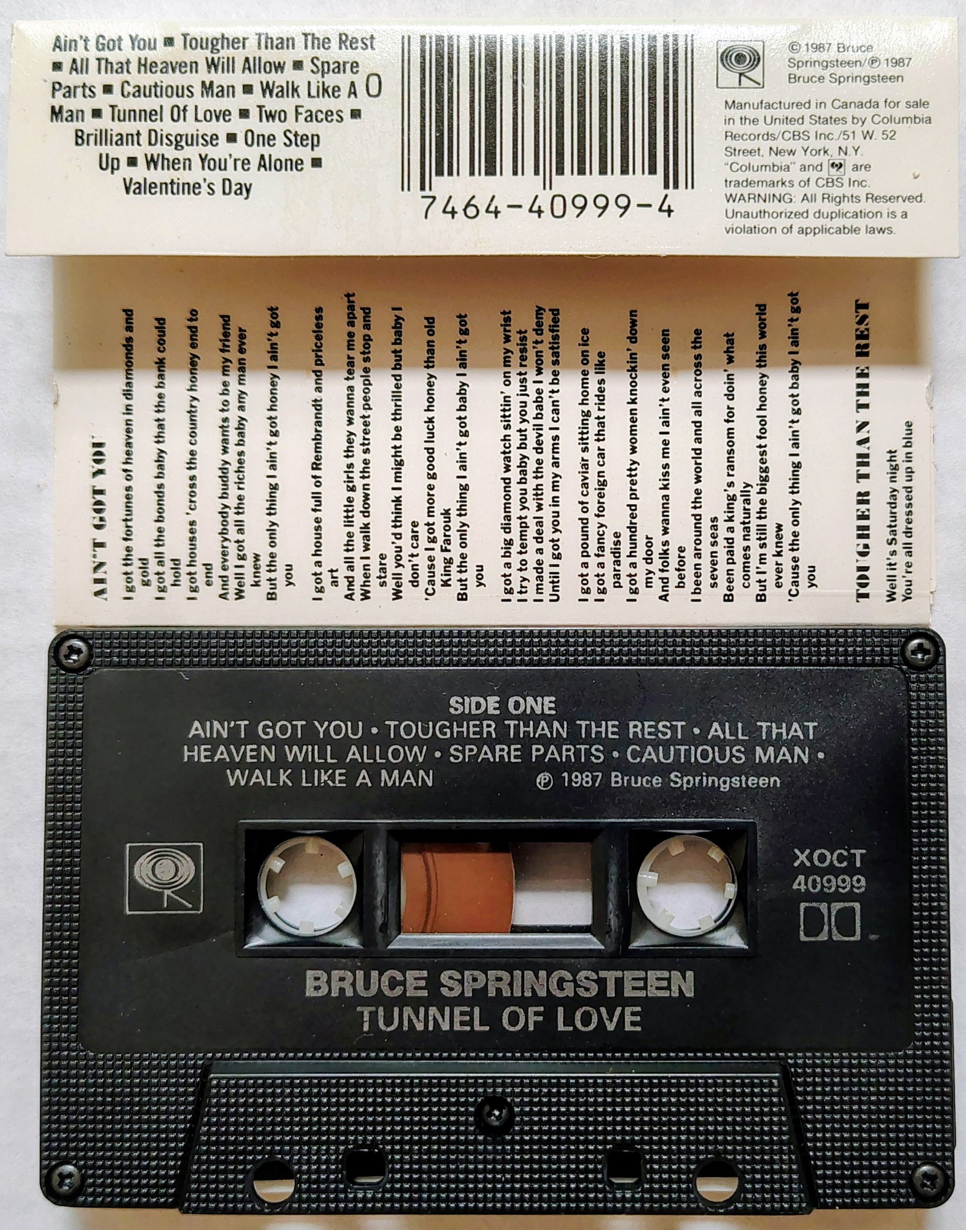 Bruce Springsteen - Tunnel of Love