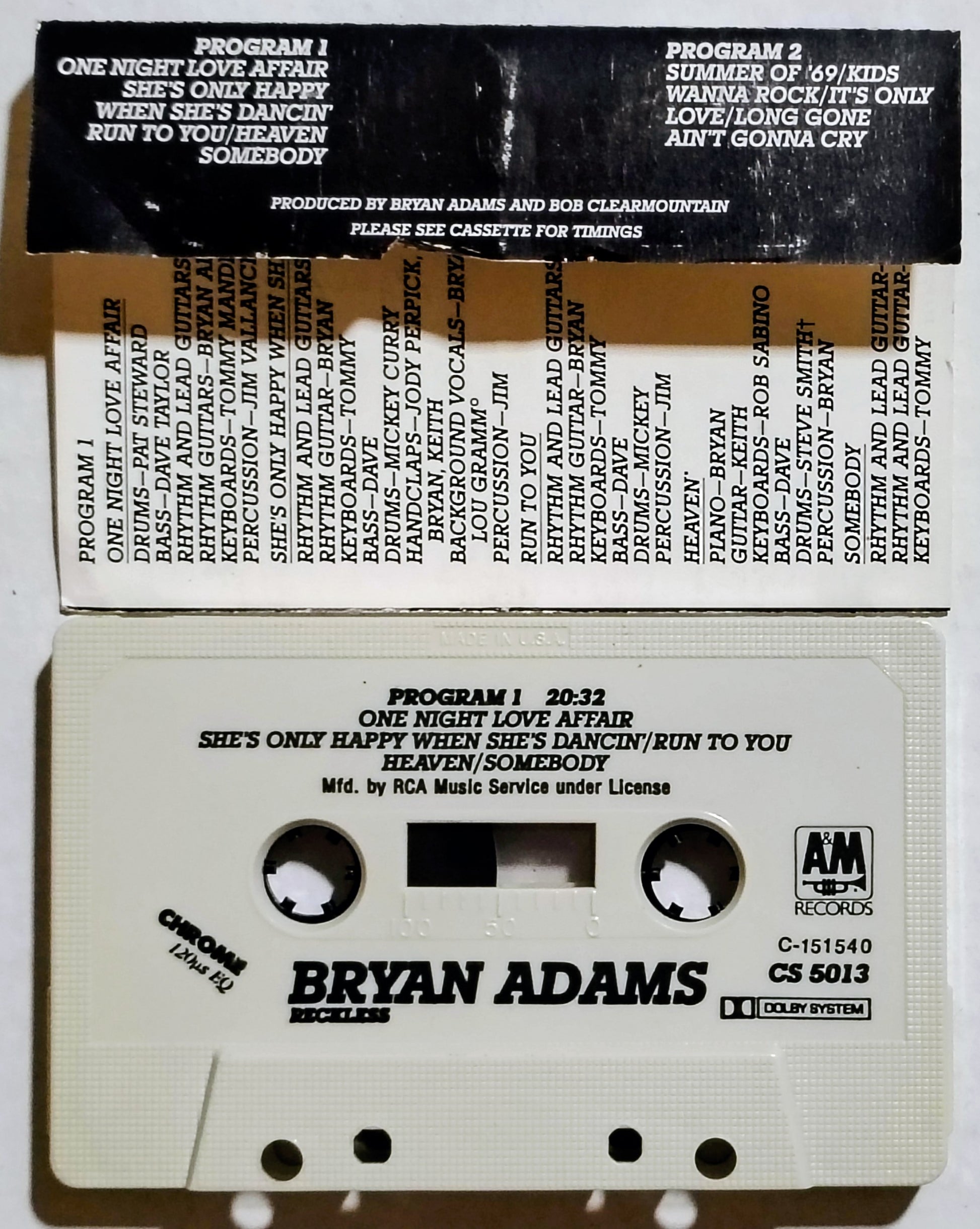 Bryan Adams - Reckless