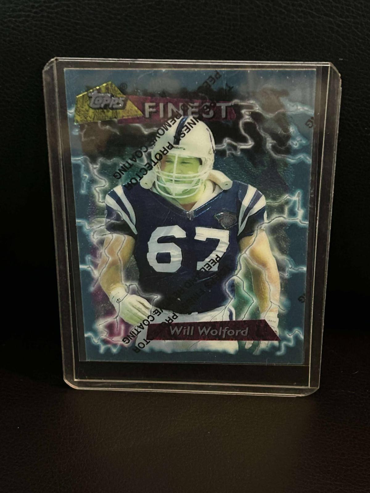 Will Wolford [Refractor w/ Coating] #41 | 1995 Topps Finest Football
