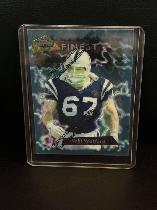 Will Wolford [Refractor w/ Coating] #41 | 1995 Topps Finest Football
