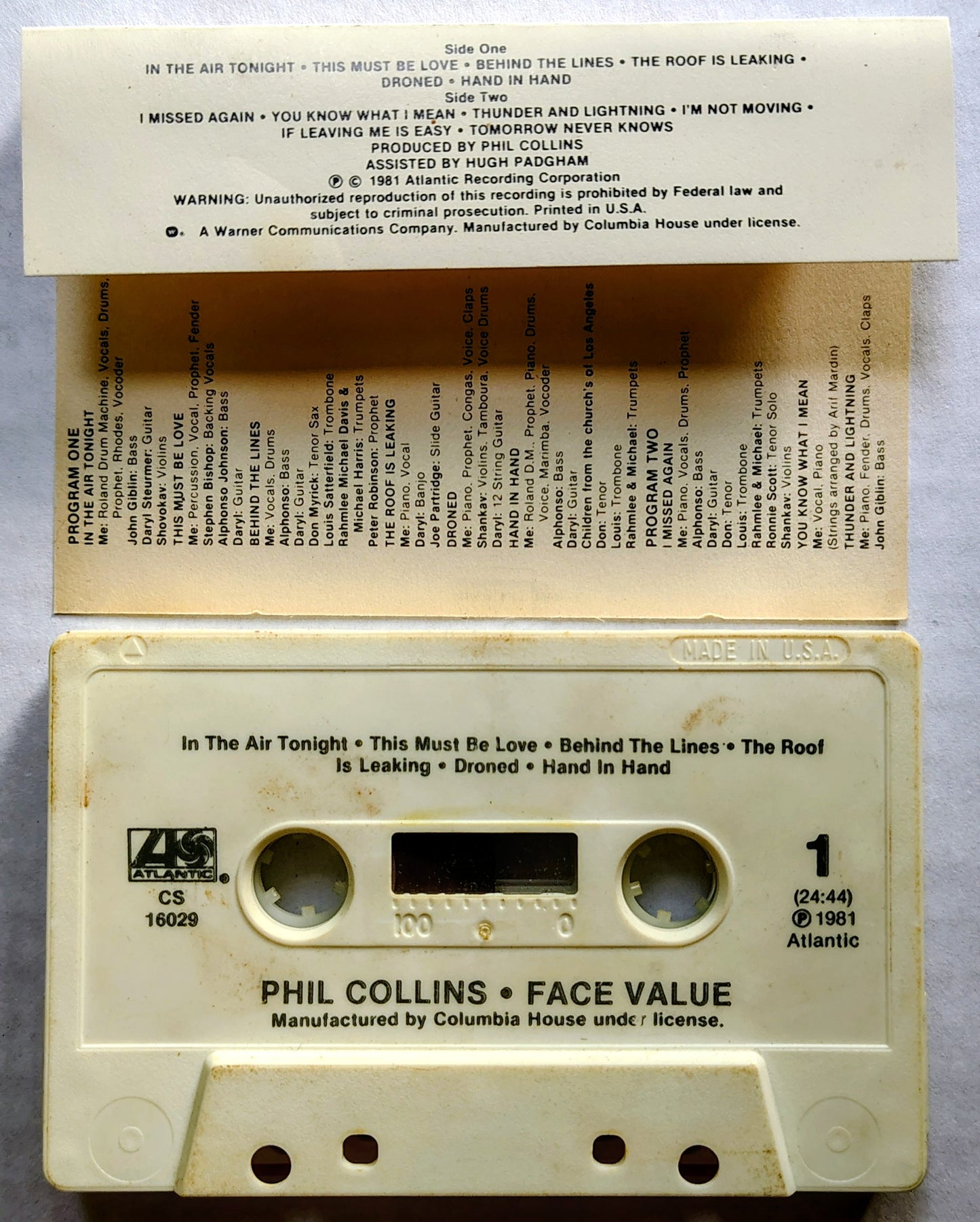 Phil Collins - Face Value