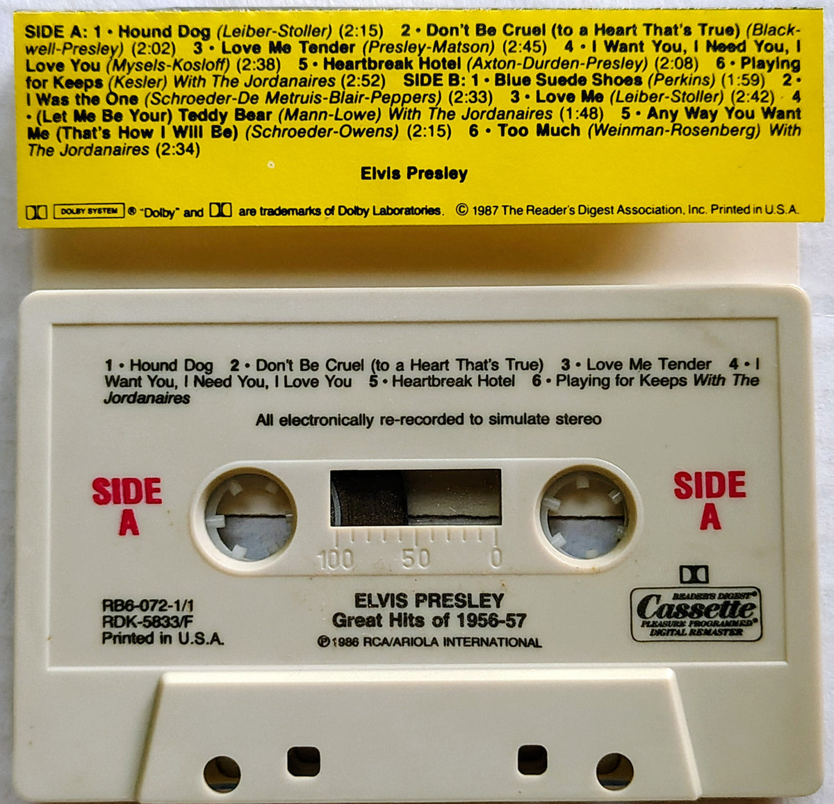 Elvis Presley - Great Hits of 1956-57