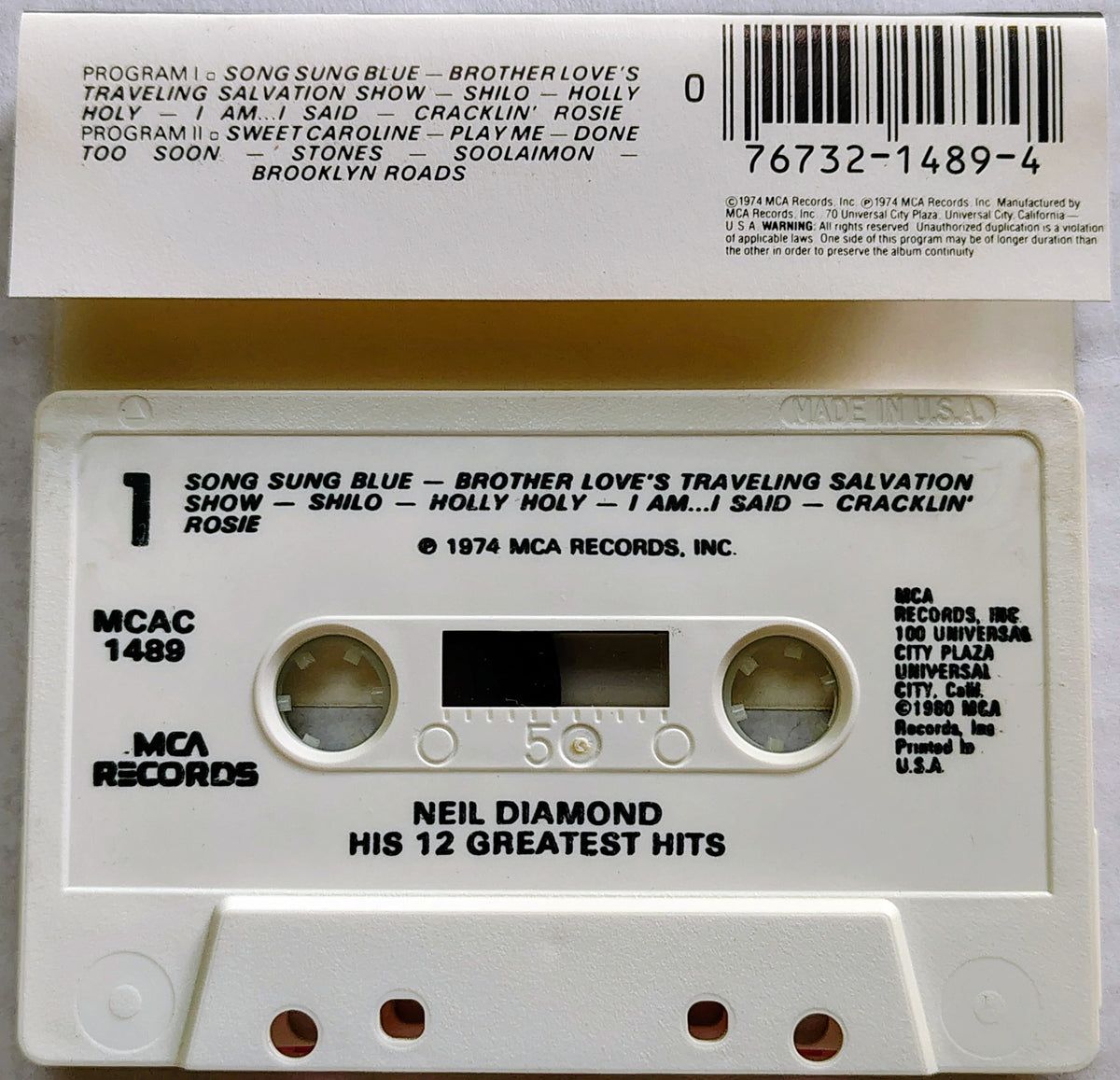 Neil Diamond - His 12 Greatest Hits