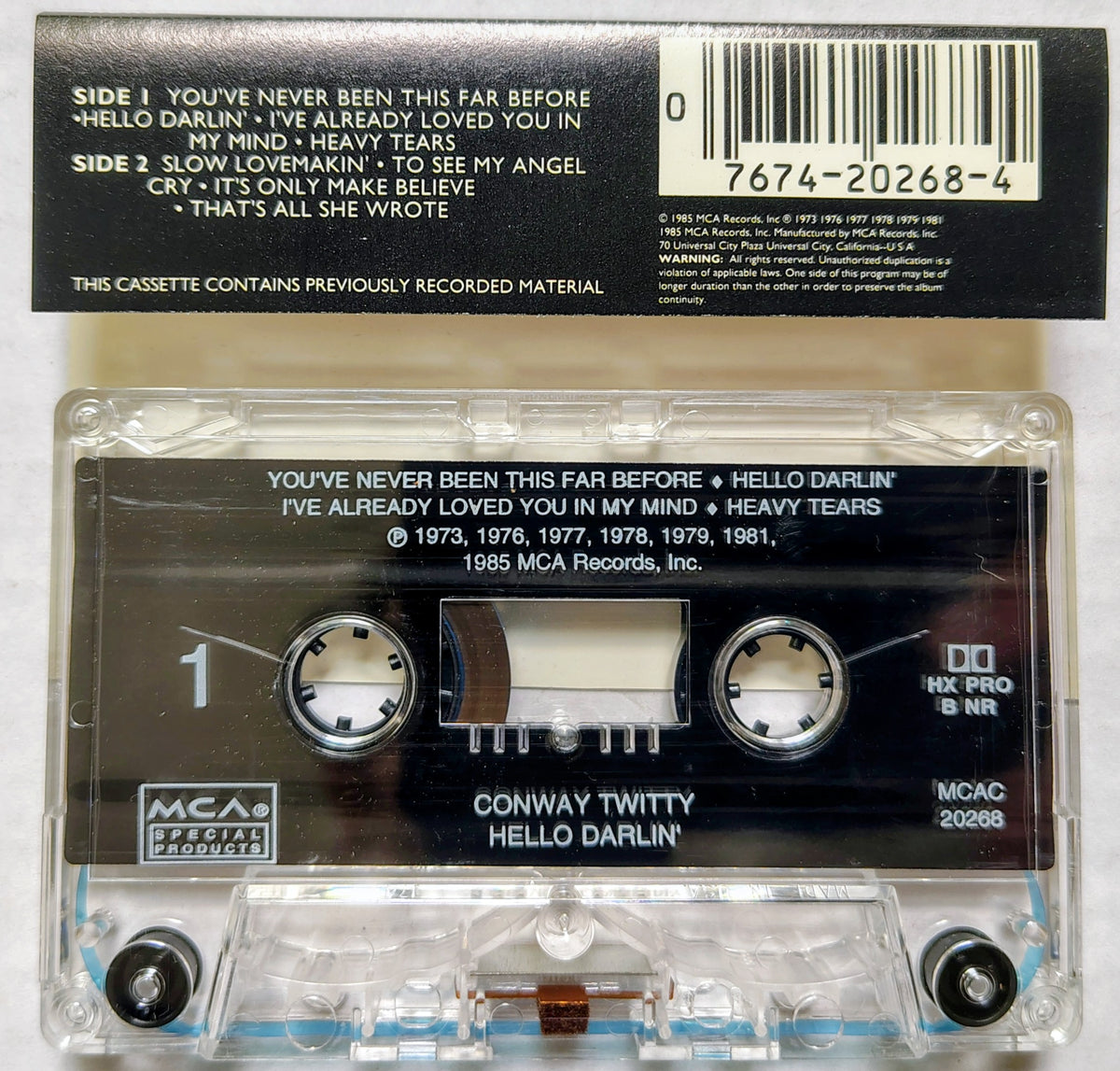 Conway Twitty - Hello Darlin'