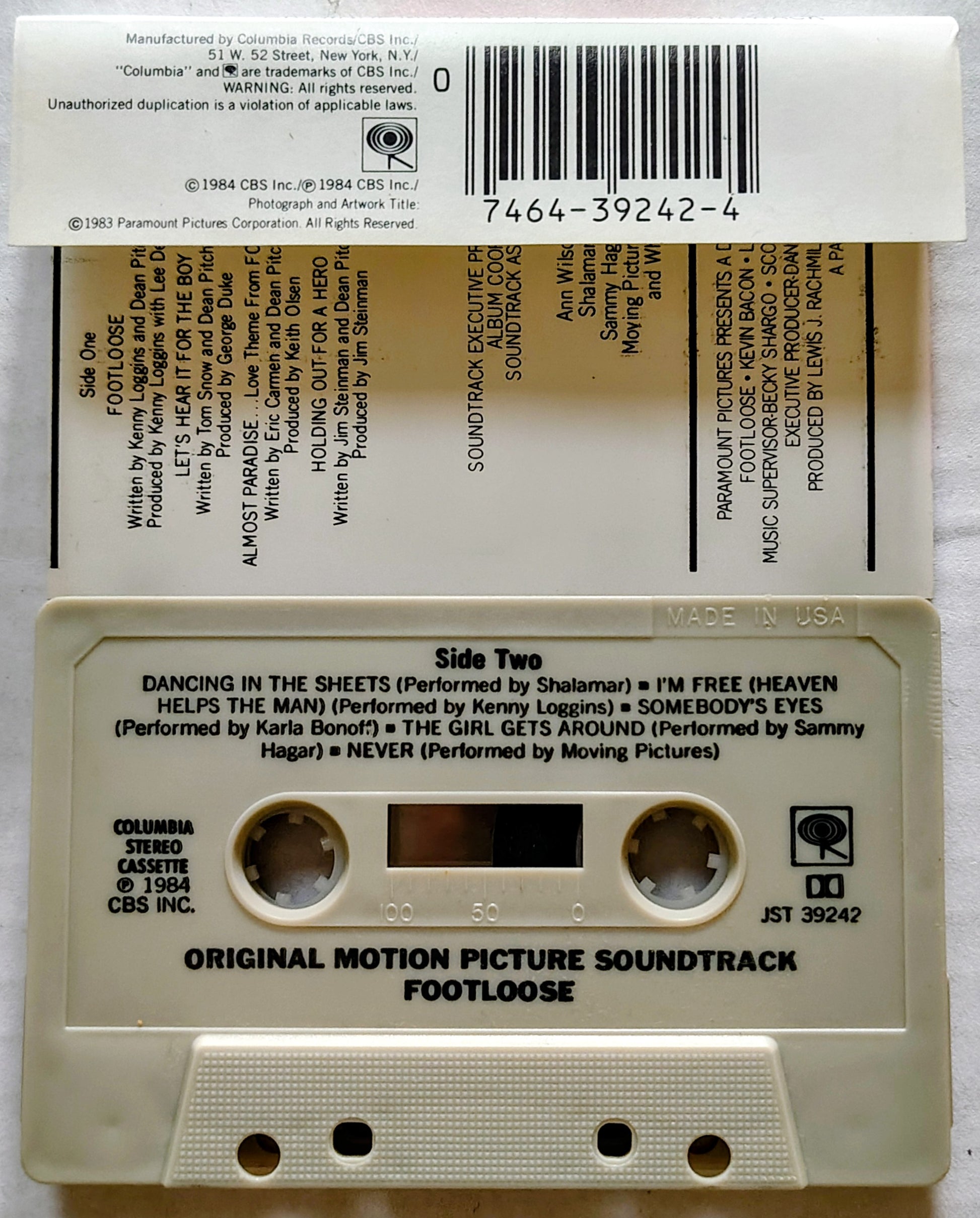 Various Artists - Footloose (Original Soundtrack of the Paramount Motion Picture)