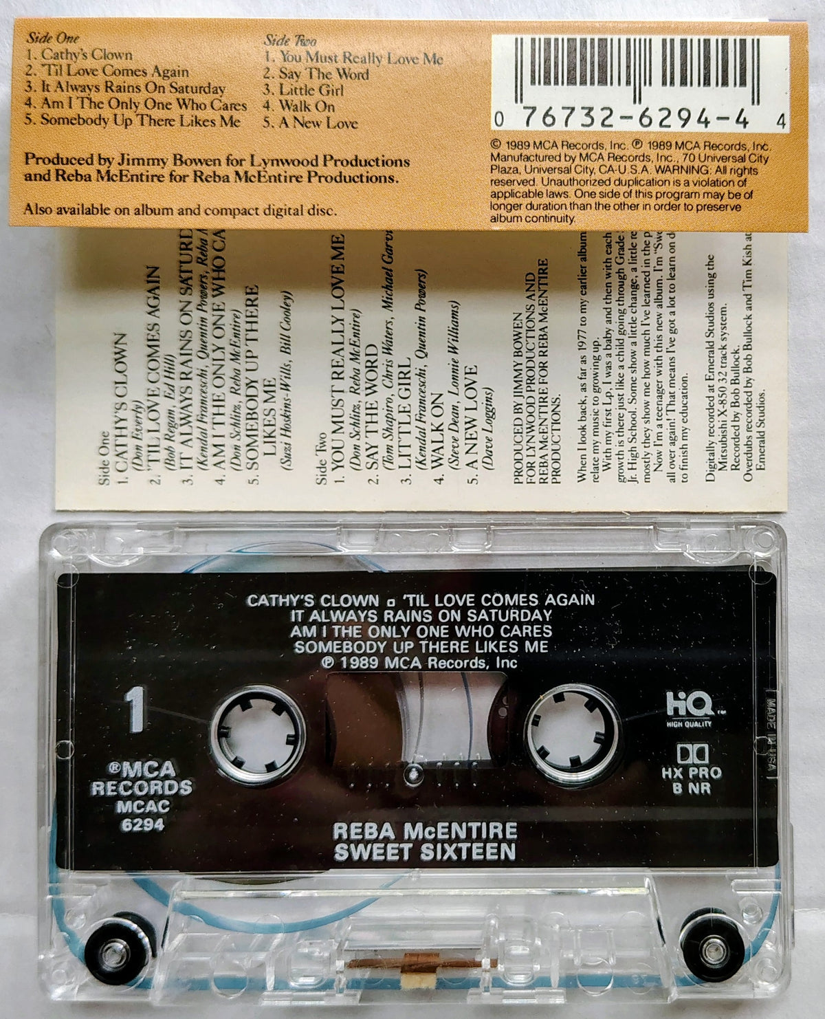 Reba McEntire - Sweet Sixteen