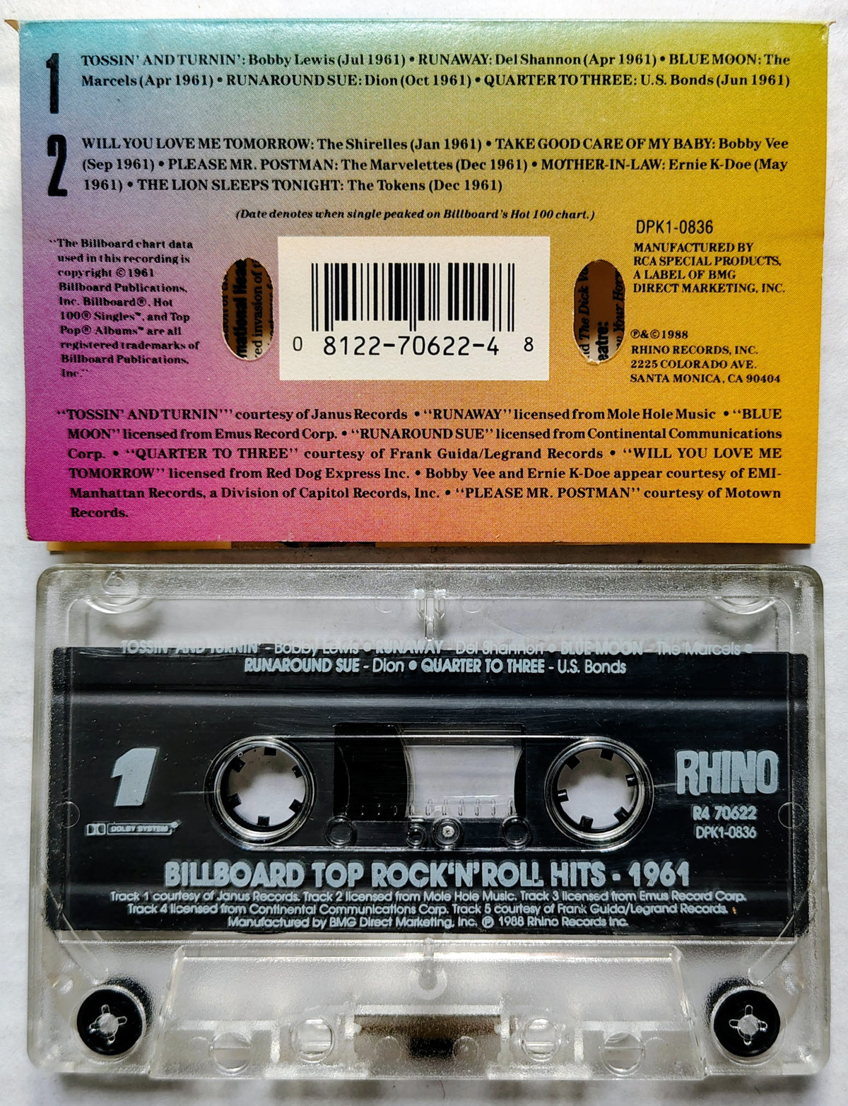 Various Artists - Billboard Top Rock 'n' Roll Hits 1961