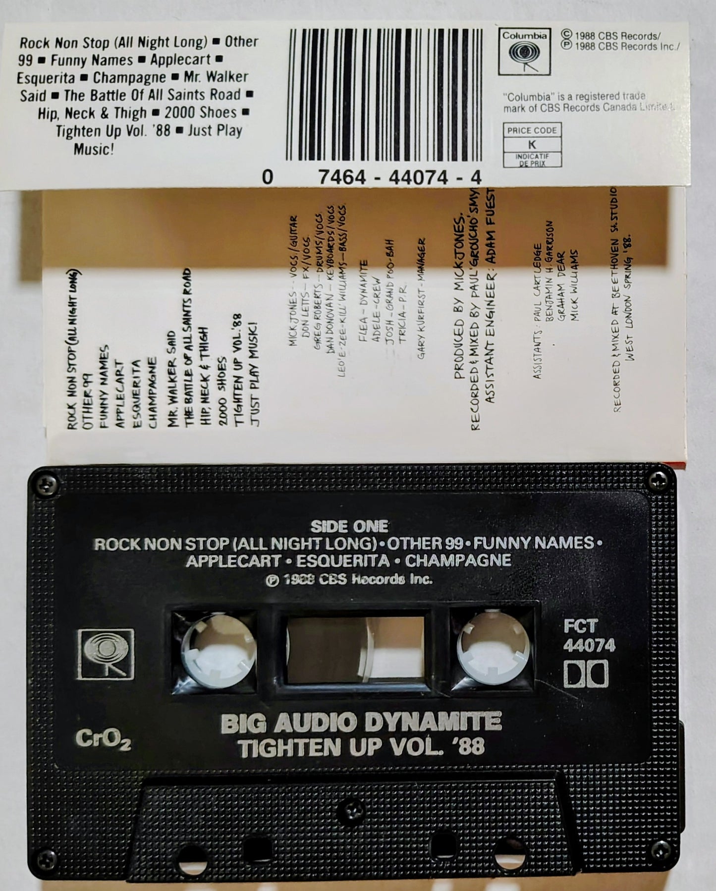 Big Audio Dynamite - Tighten Up Vol. '88