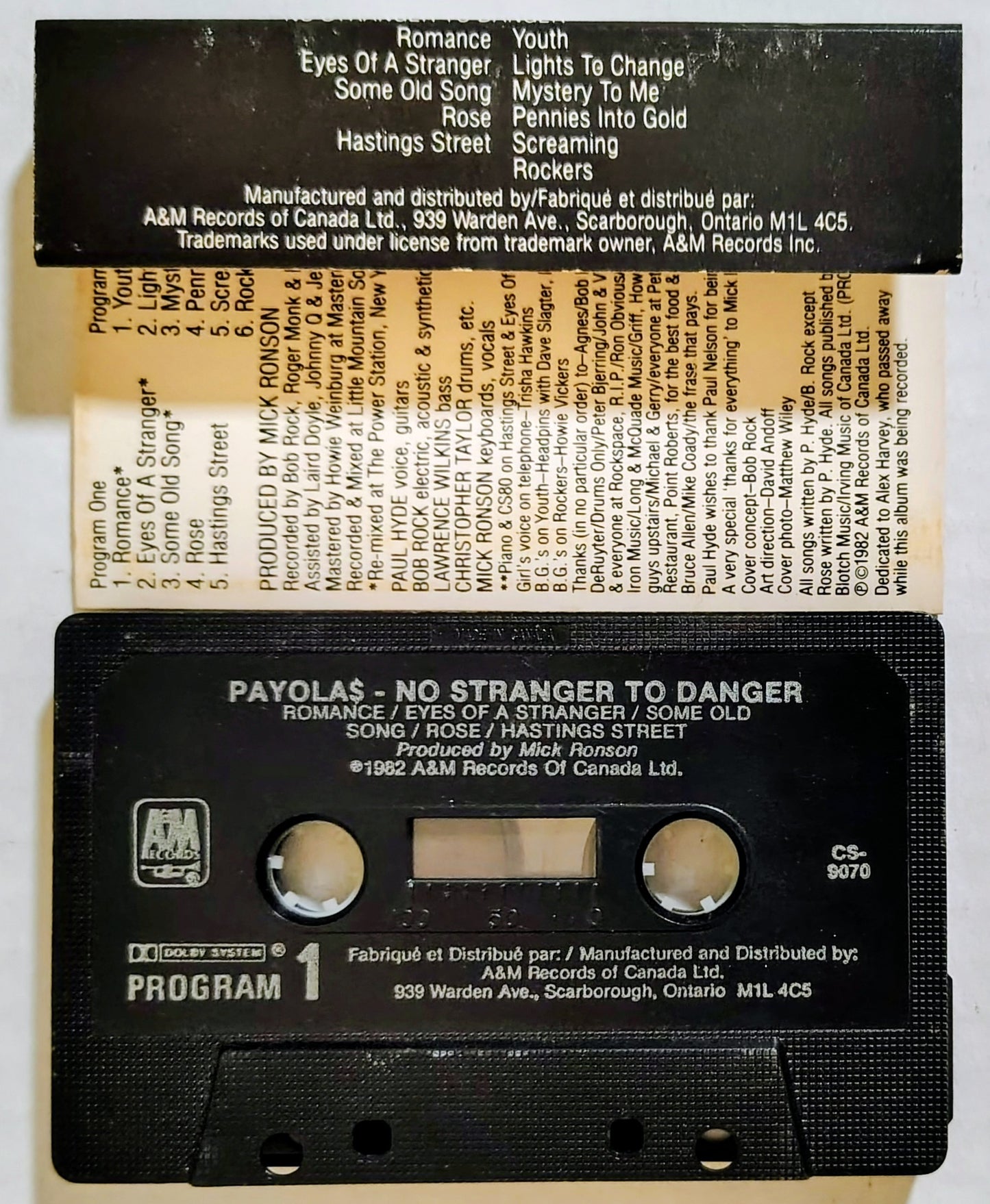 Payola$ - No Stranger to Danger