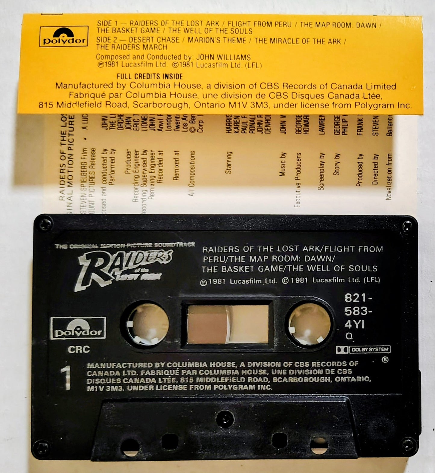 John Williams - Raiders of the Lost Ark (Original Motion Picture Soundtrack)