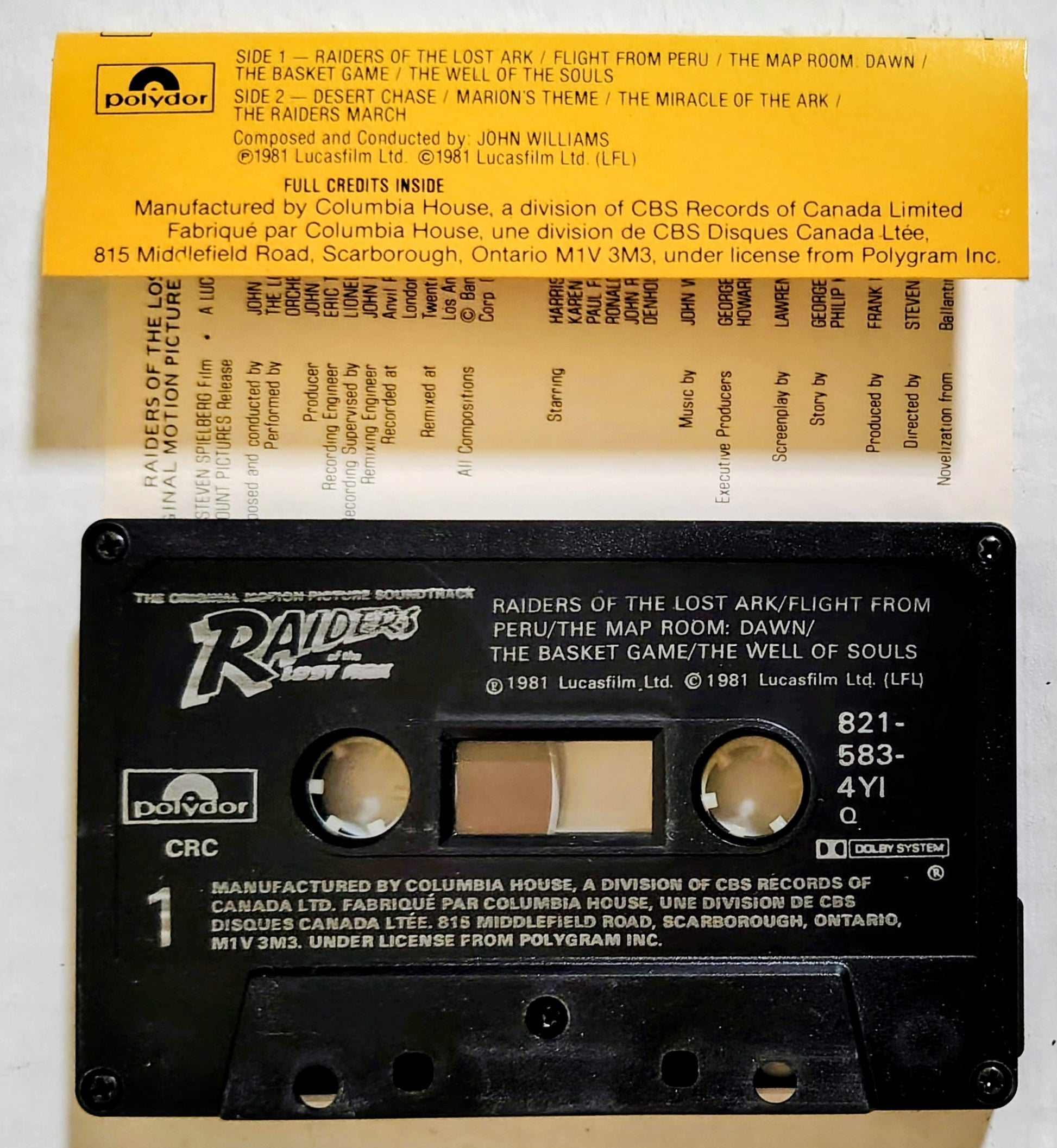 John Williams - Raiders of the Lost Ark (Original Motion Picture Soundtrack)