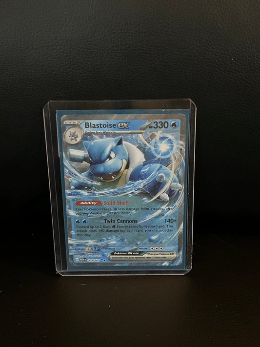 Blastoise ex - 009/165 - Double Rare  Scarlet & Violet - 151 Pokemon
