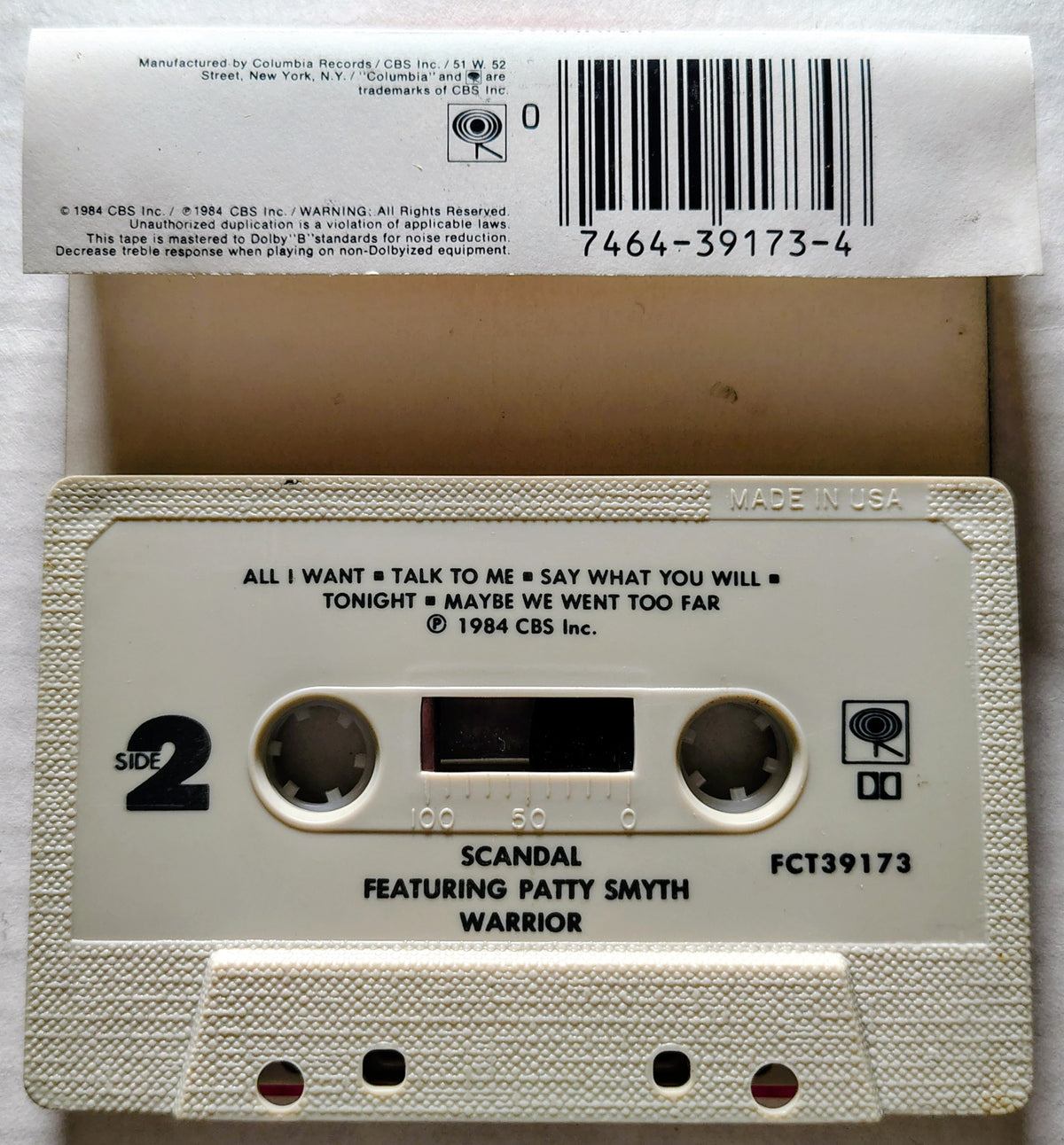 Scandal featuring Patty Smyth - Warrior