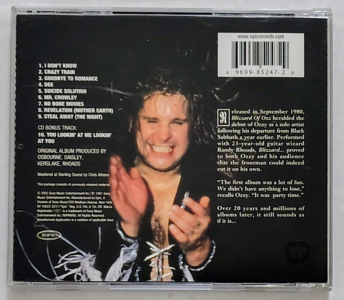 Ozzy Osbourne - Blizzard of Ozz