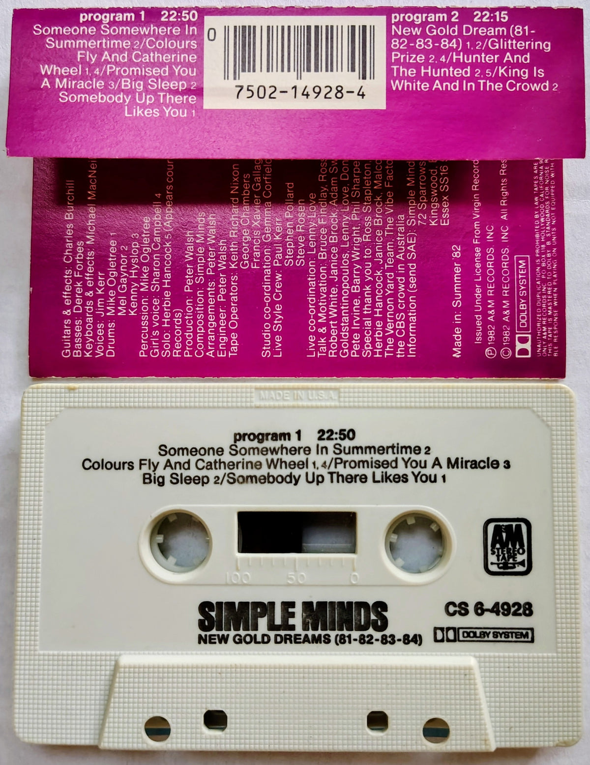 Simple Minds - New Gold Dream (81-82-83-84)