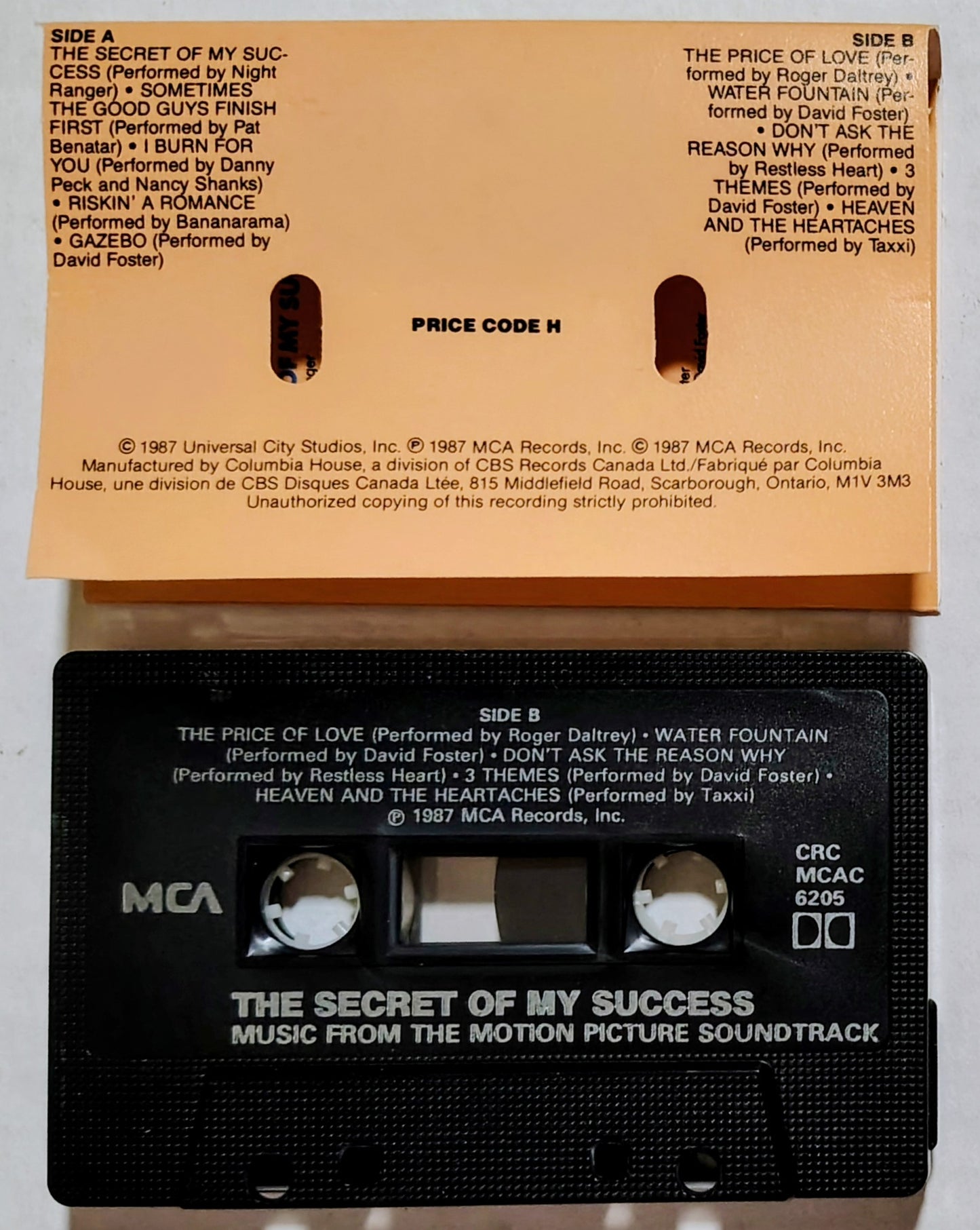 Various Artists - The Secret of My Success (Music from the Motion Picture Soundtrack)
