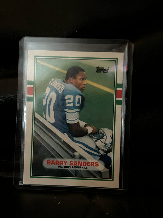 Barry Sanders #83T | 1989 Topps Traded Football