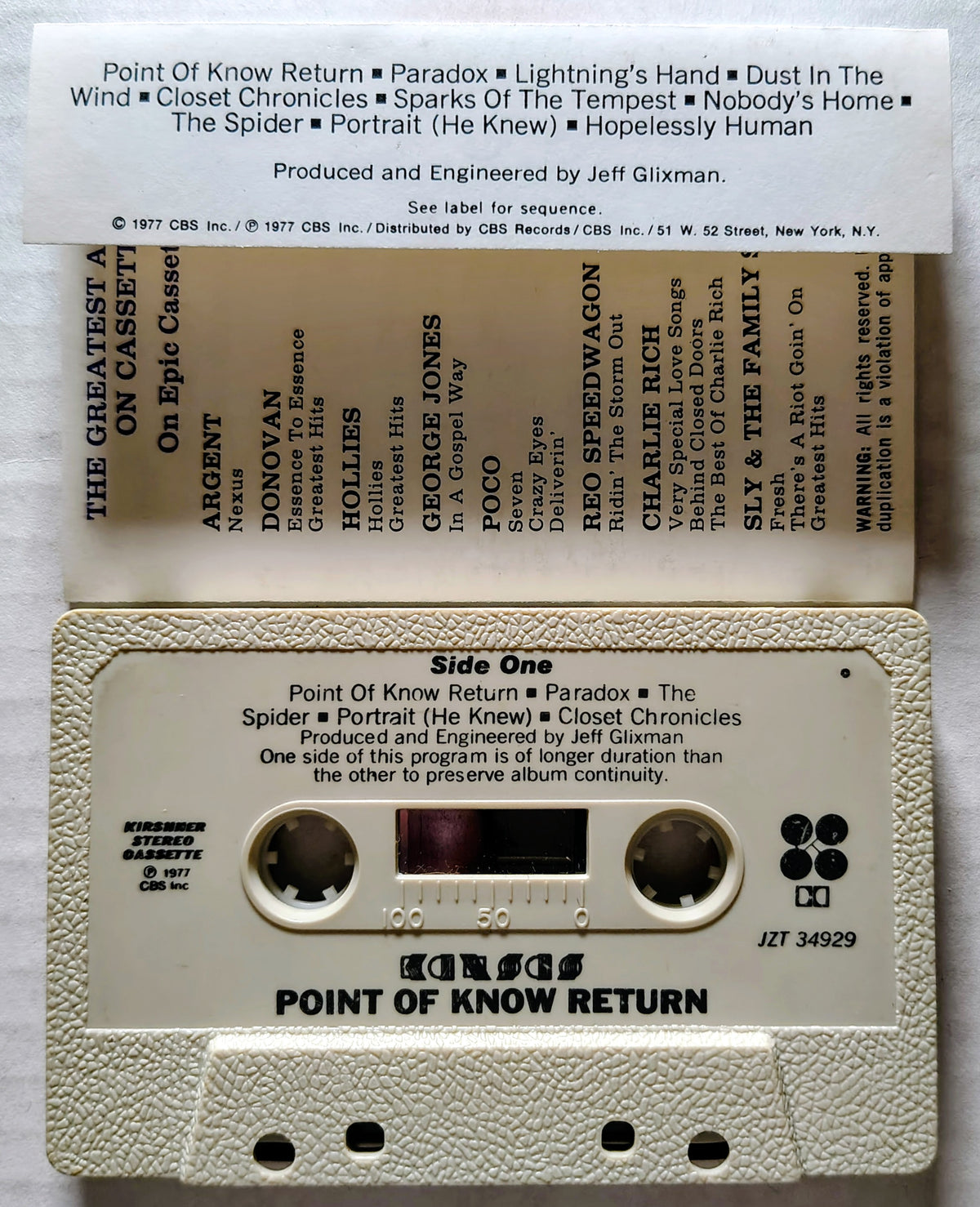 Kansas - Point of Know Return